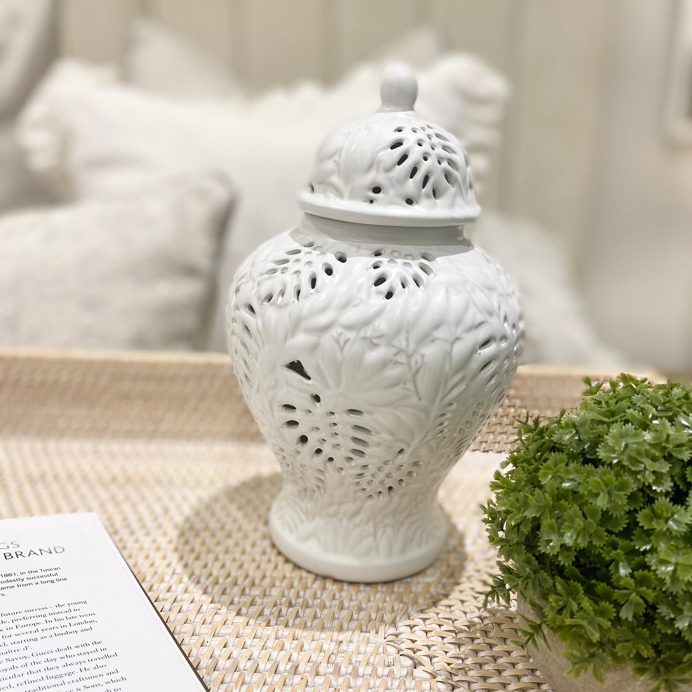 Mini Floral Ceramic jar