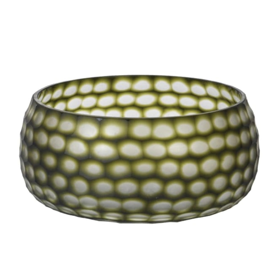 Olive Cut Glass Bowl