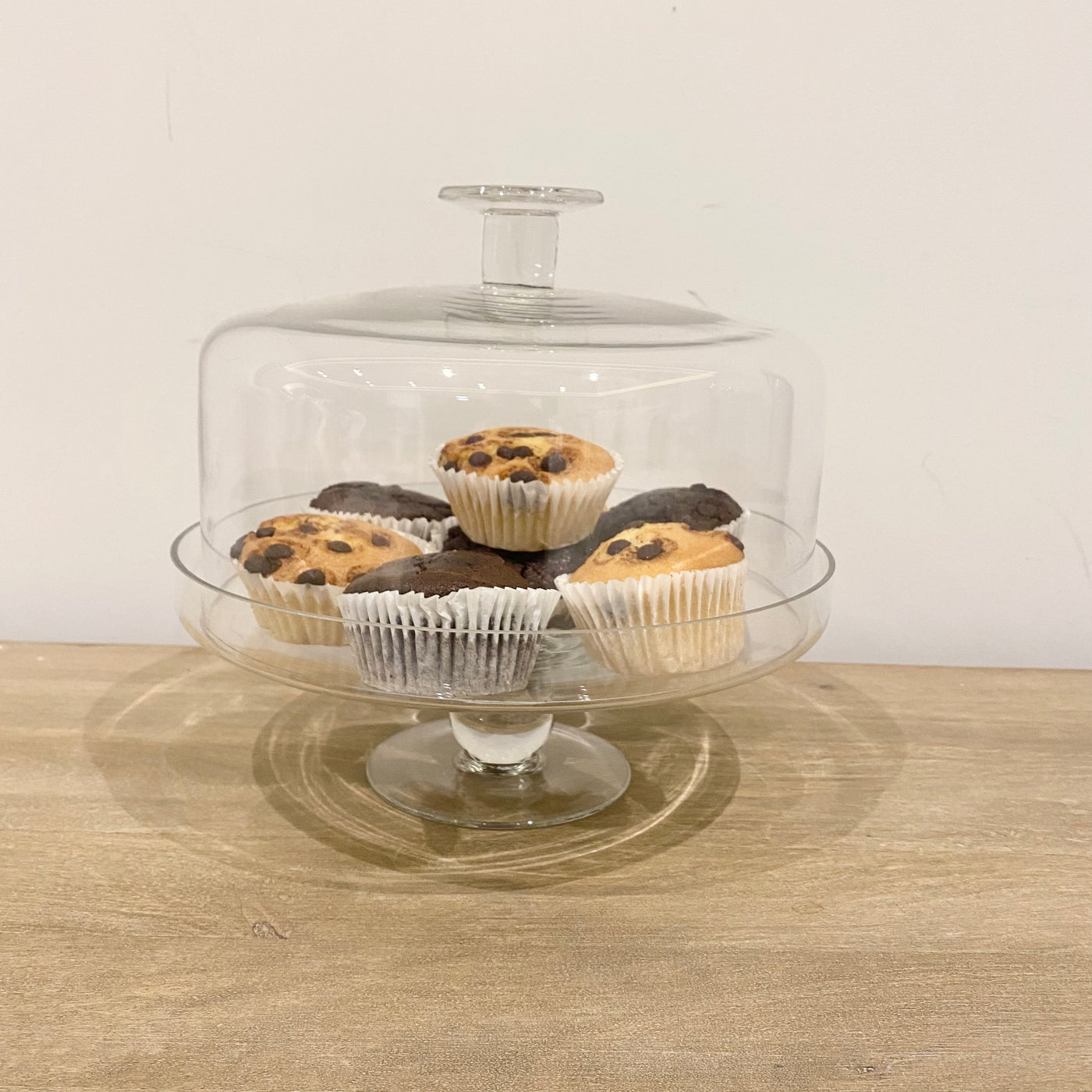 Glass Cake Stand With Lid