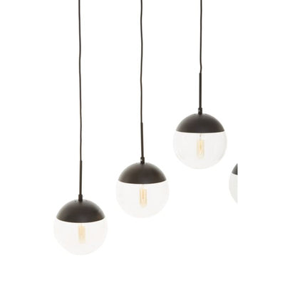 VIVE CLEAR GLASS SHADES PENDANT LIGHT