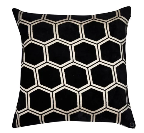 Malini Ivor Black Velvet Cushions – Tides Home