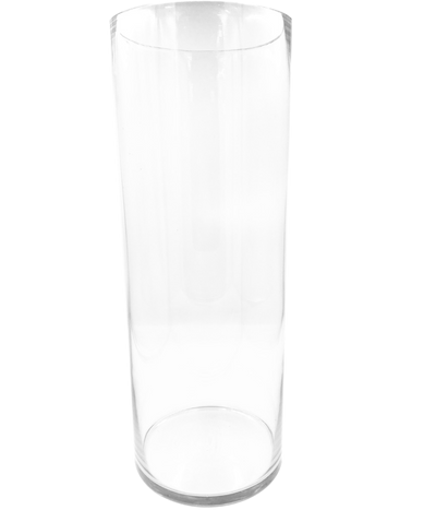 Tides Collection Tube Clear Vase