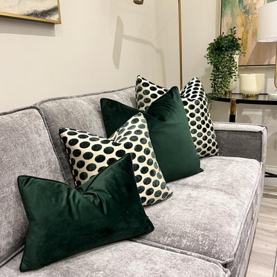Large Luxe Pinegreen Cushion