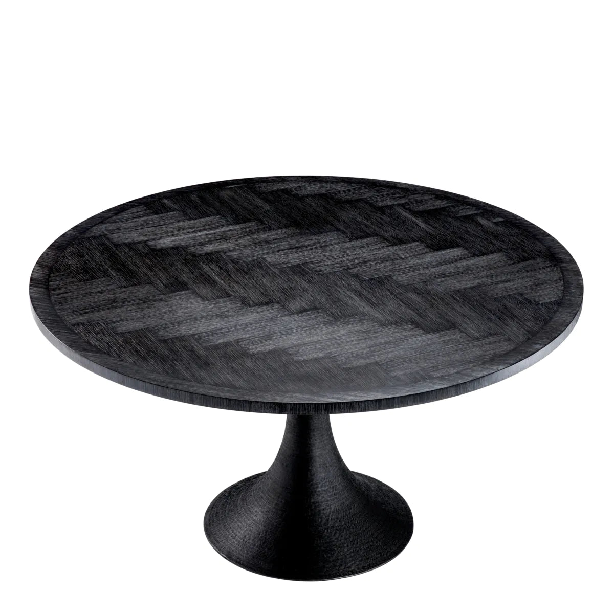 Eichholtz Melchior Round Dining Table Charcoal