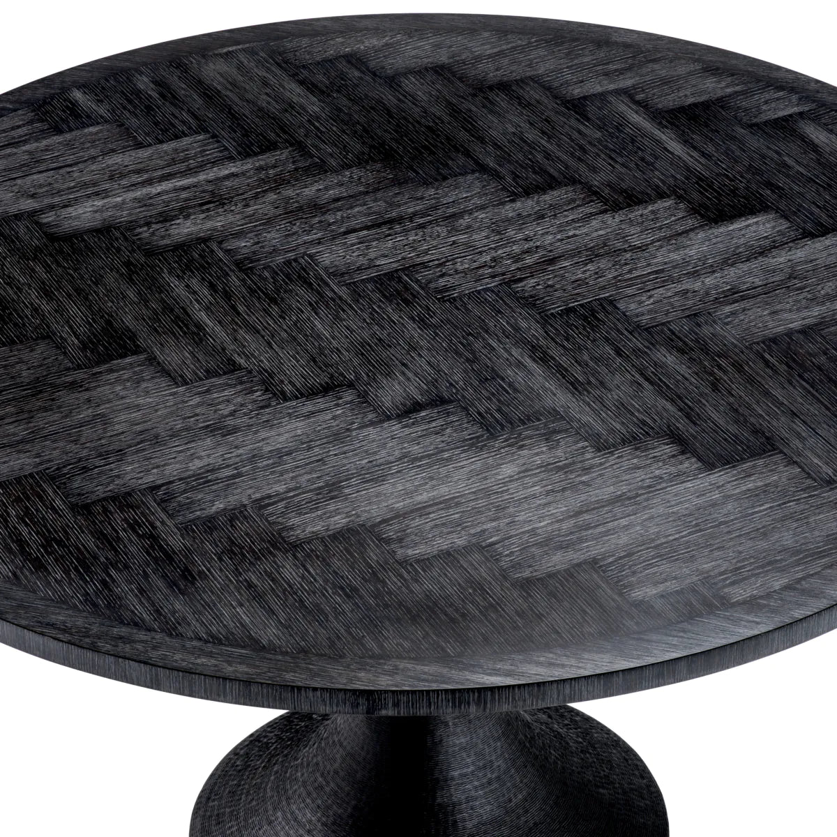 Eichholtz Melchior Round Dining Table Charcoal