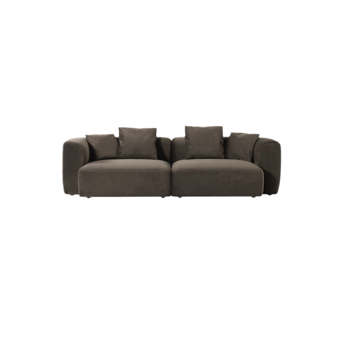 Wicklow Sofa In Brown Velvet