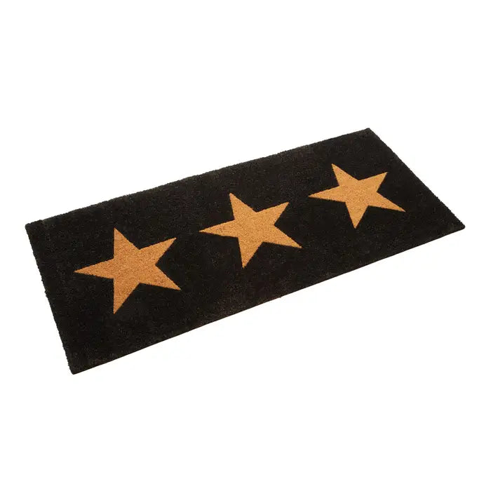 Black 3 Star Extra Large Doormat