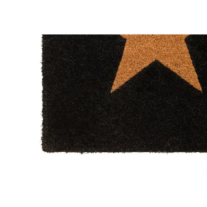 Black 3 Star Extra Large Doormat