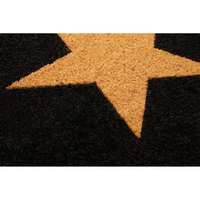 Black 3 Star Extra Large Doormat