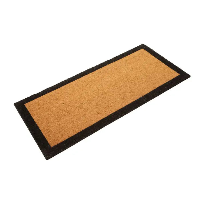 Black Border Extra Large Doormat