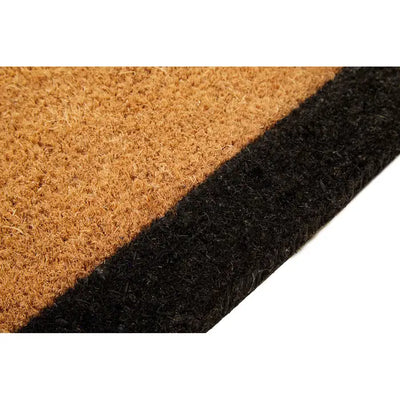 Black Border Extra Large Doormat