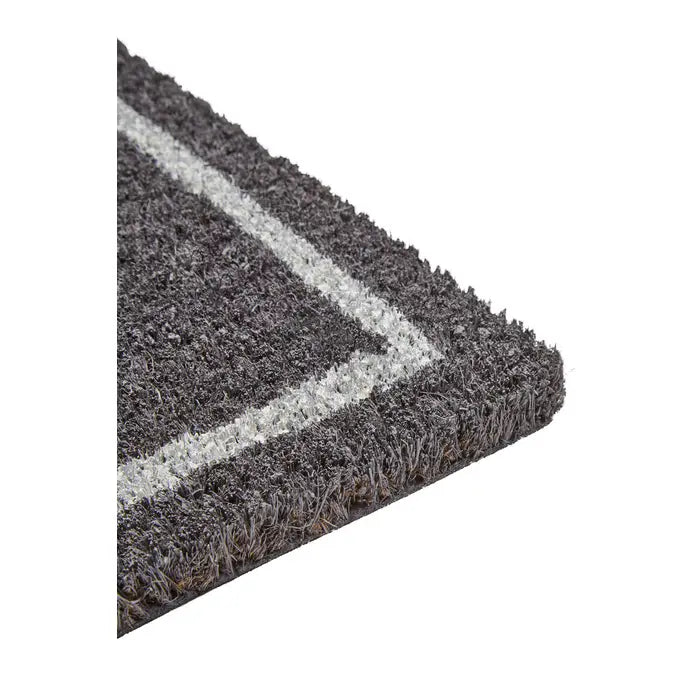 Grey Hello Extra Large Doormat