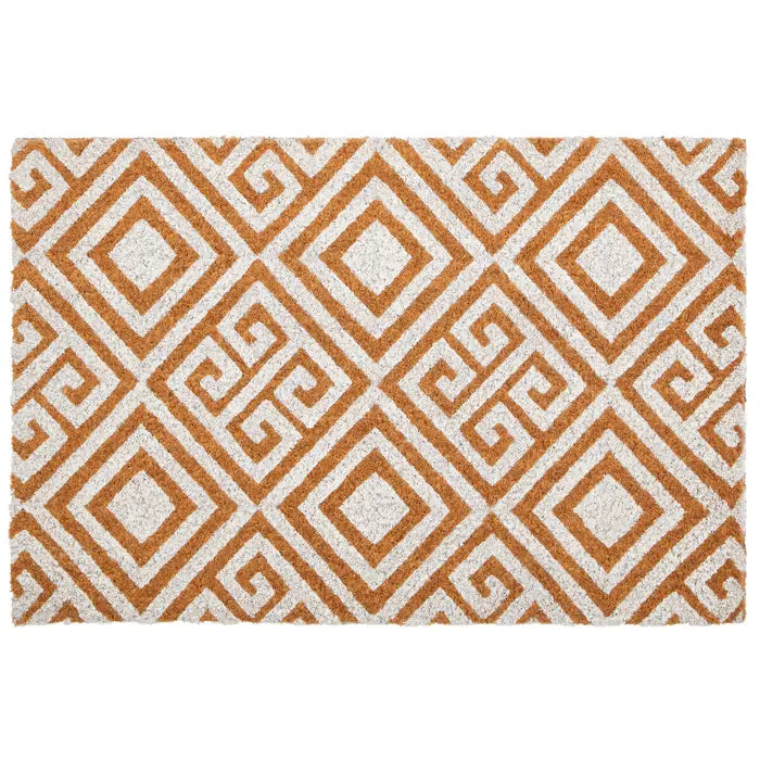 Geo Rust Doormat