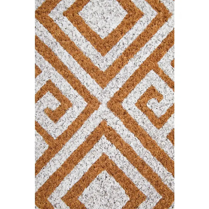 Geo Rust Doormat