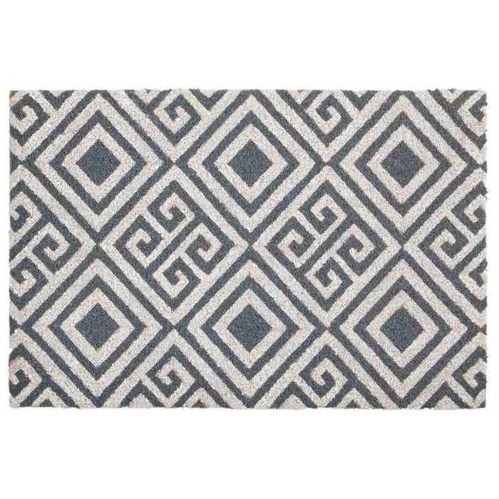 Geo Blue Doormat