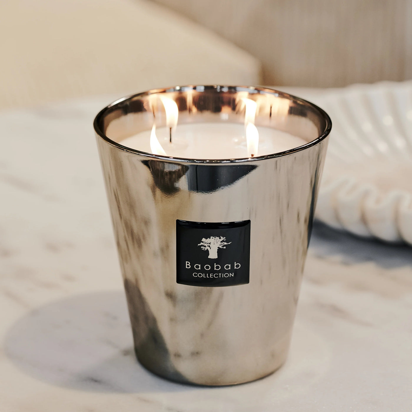 Baobab Les Exclusives Platinum Scented Candle 16cm