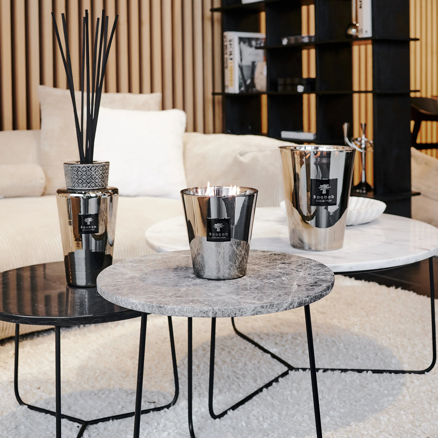 Baobab Les Exclusives Platinum Scented Candle 16cm