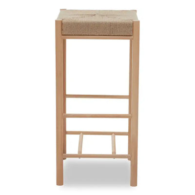 Natural Woven Barstool