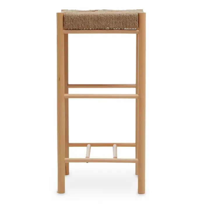 Natural Woven Barstool