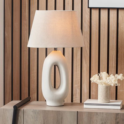 Organic Ceramic Table Lamp