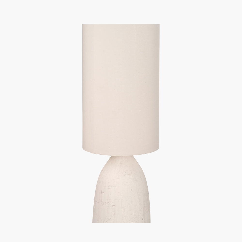 Vintage White Ceramic Floor Lamp