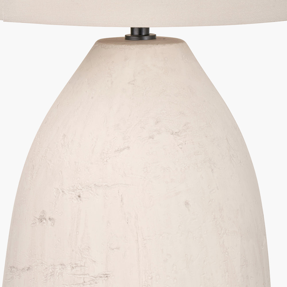 Vintage White Ceramic Floor Lamp