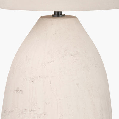 Vintage White Ceramic Floor Lamp