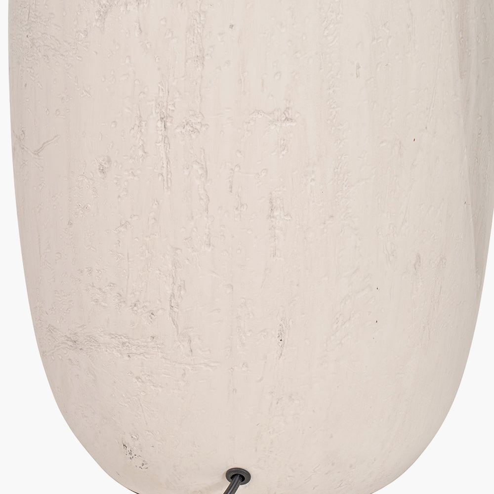 Vintage White Ceramic Floor Lamp