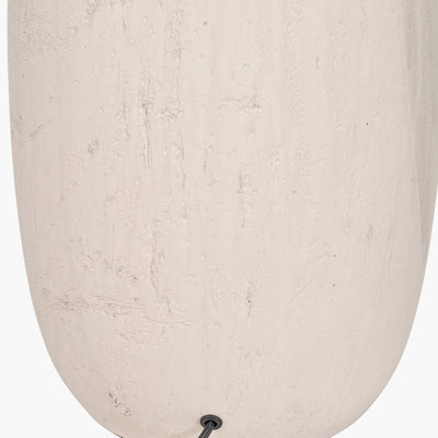 Vintage White Ceramic Floor Lamp
