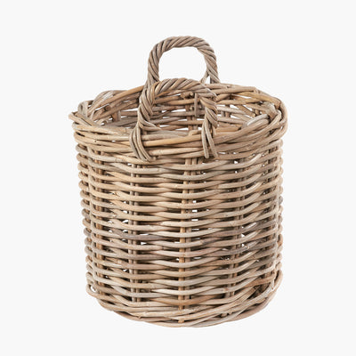 Natural Rattan Log Baskets