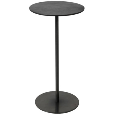 Kimi Round Black Pedestal Table