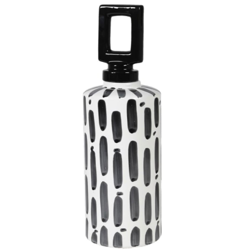 Clearance Black & White Jar