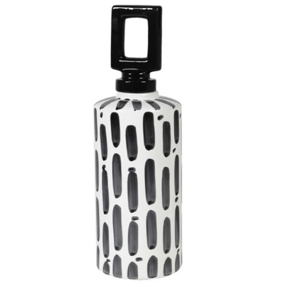 Clearance Black & White Jar