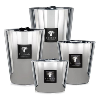 Baobab Les Exclusives Platinum Scented Candle 16cm