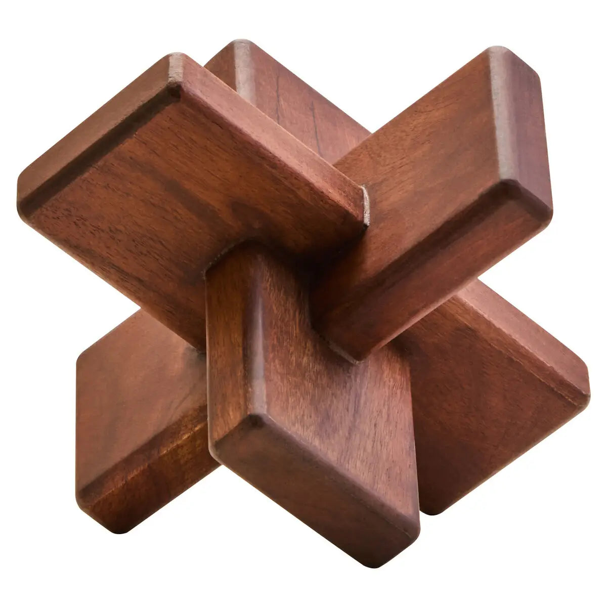 Natural Wood Puzzle Sculpture