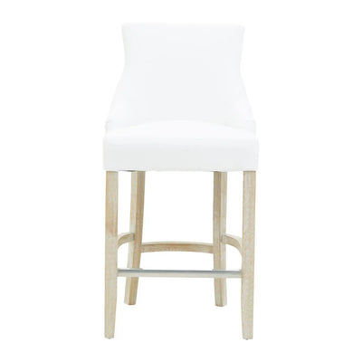 White Studded Barstool