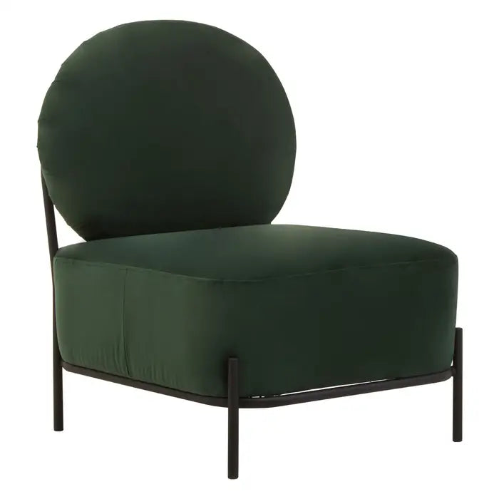 Maya Green Velvet Chair