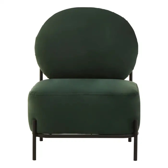 Maya Green Velvet Chair