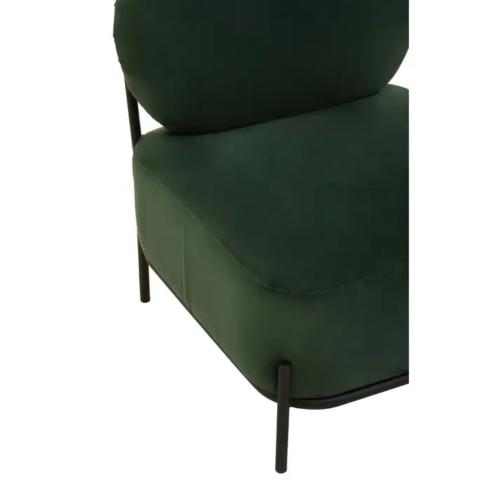 Maya Green Velvet Chair