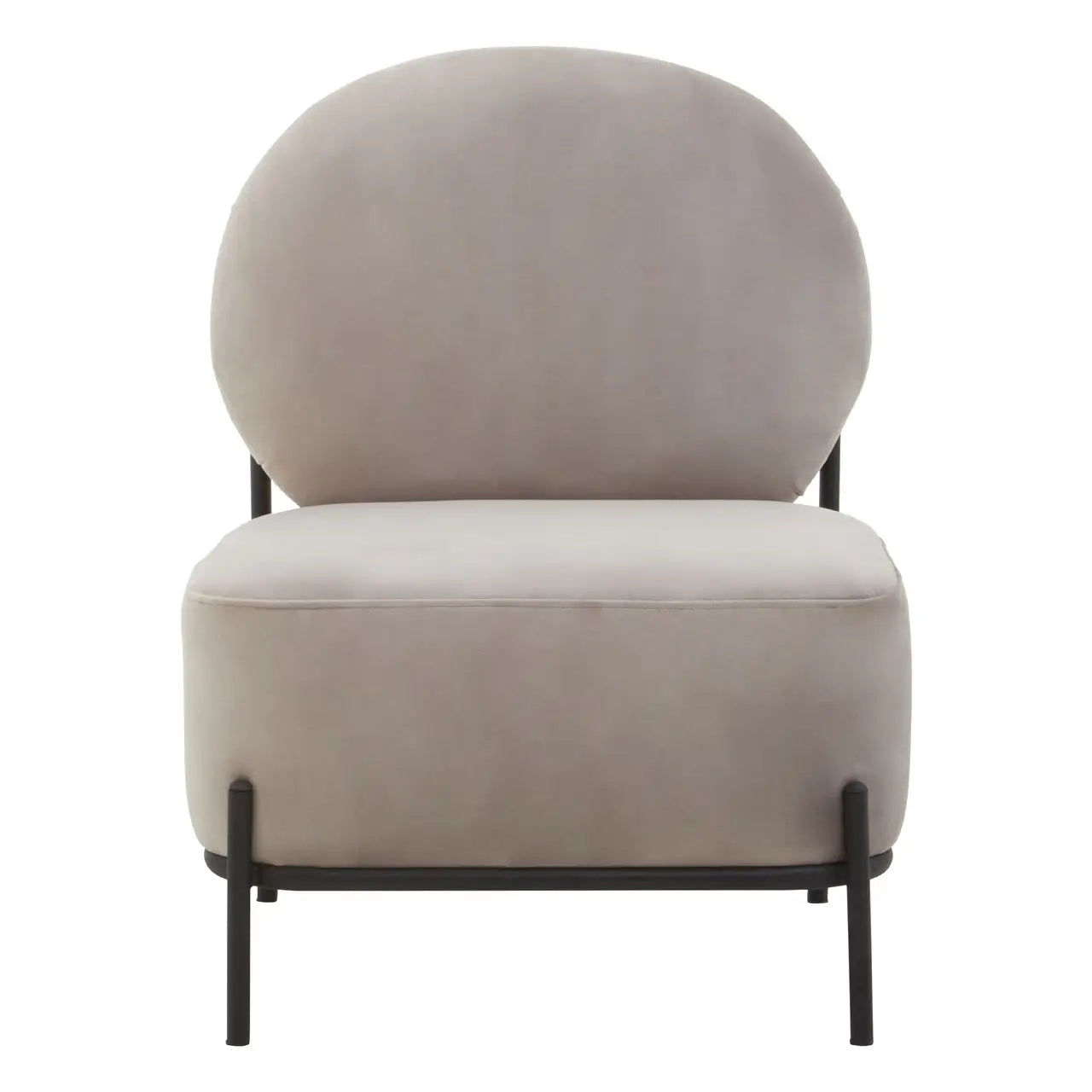 Maya Mink Velvet Chair