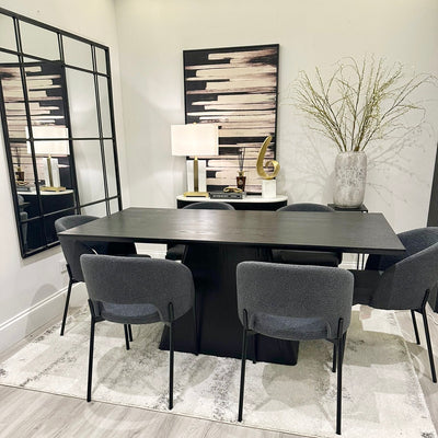 Remi Dining Table With 6 Marika Chairs
