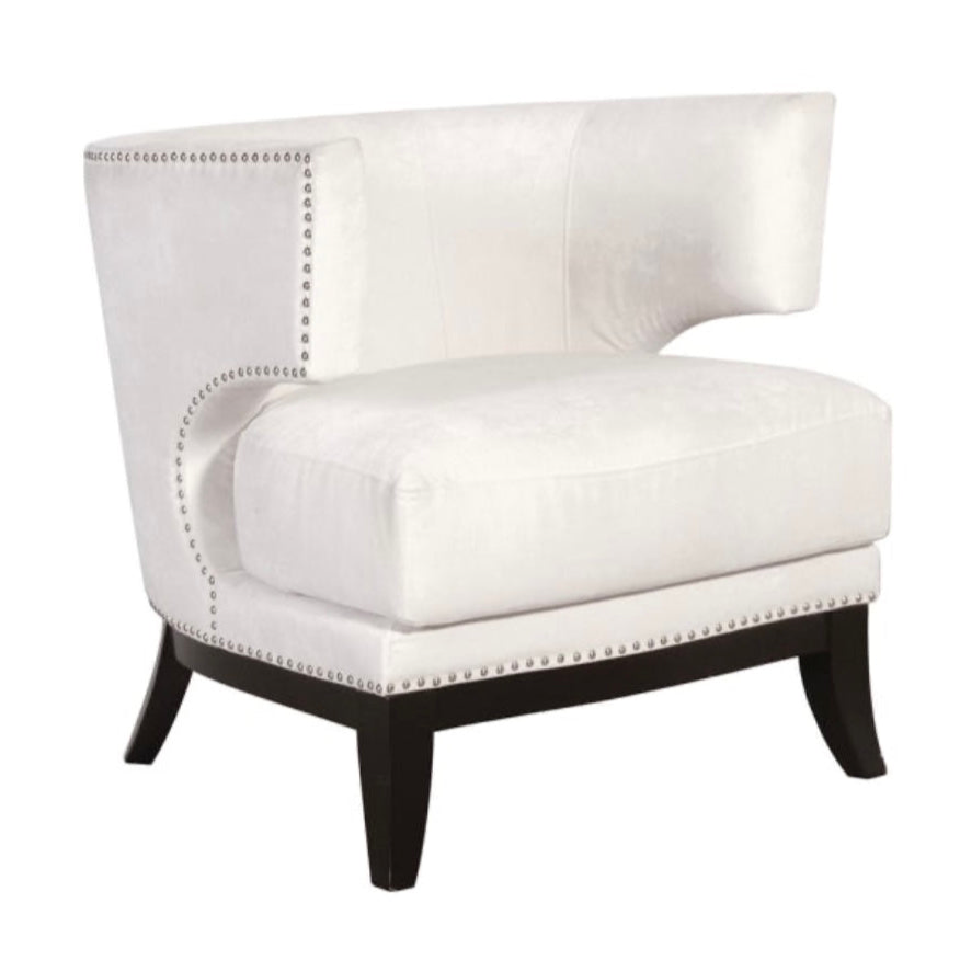Cream Occasional Chair With Stud Detail