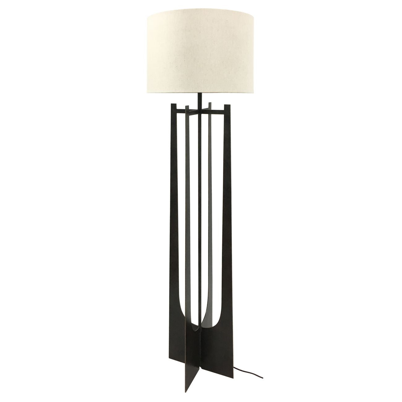 Libra Co. Glenthorpe Hammered Iron Floor Lamp