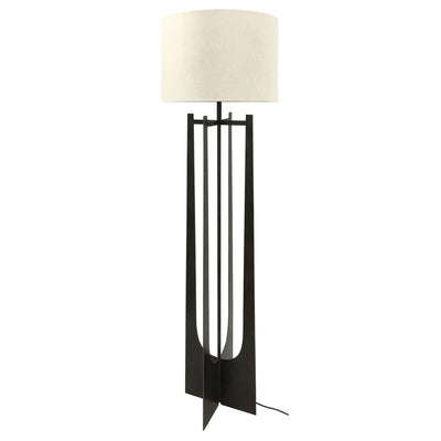 Libra Co. Glenthorpe Hammered Iron Floor Lamp