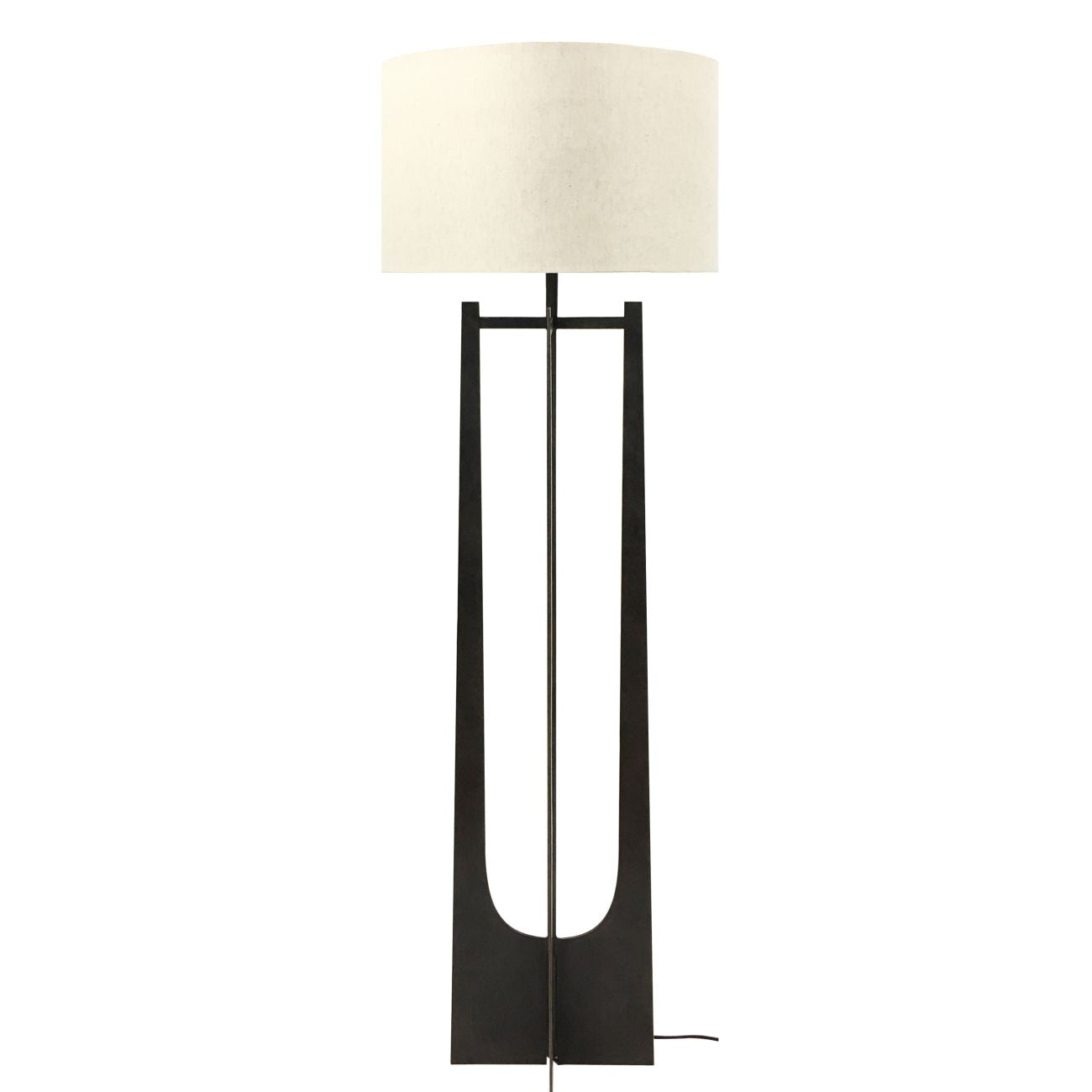 Libra Co. Glenthorpe Hammered Iron Floor Lamp