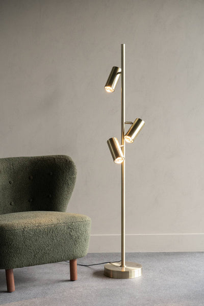 Libra Co. Stukely Triple Spotlight Floor Lamp