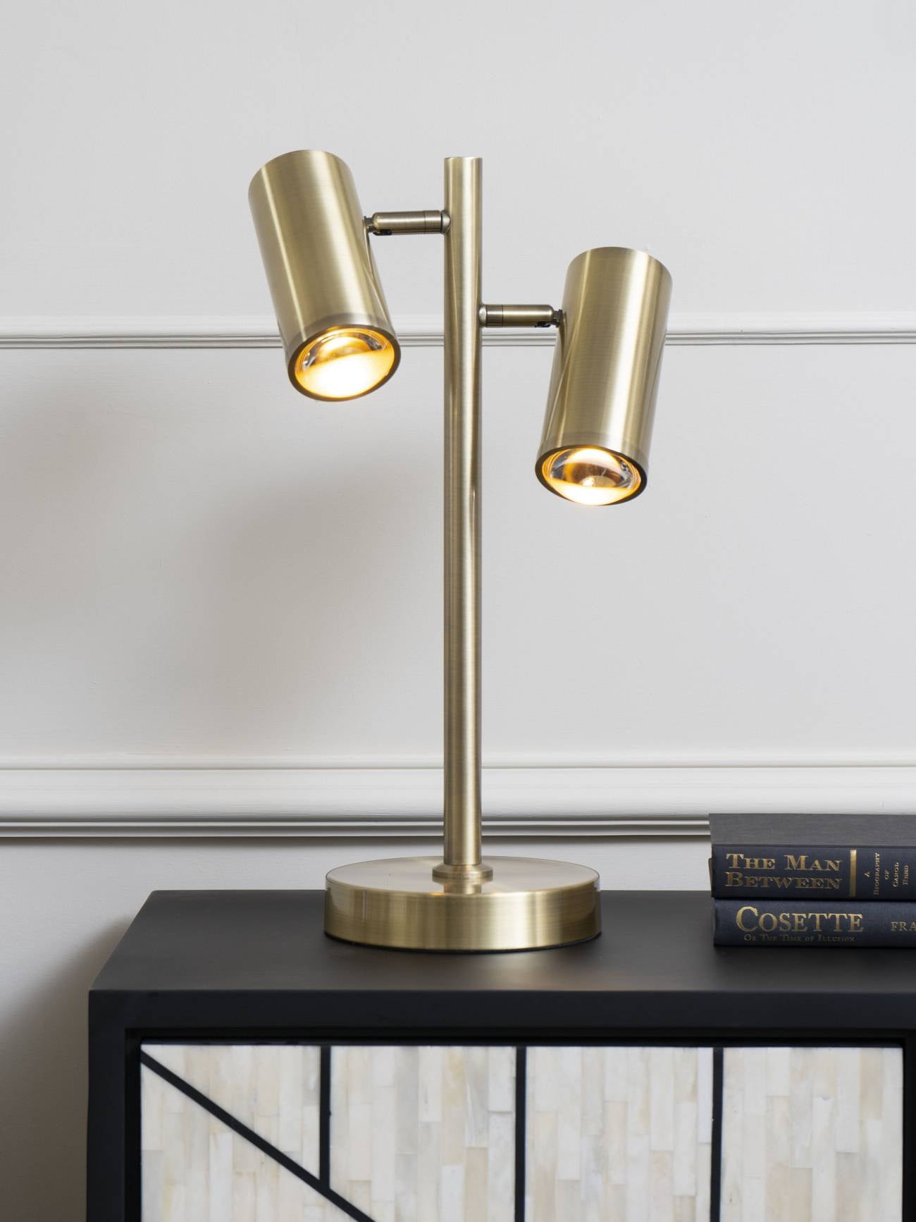 Libra Co. Stukely Double Light Table Lamp