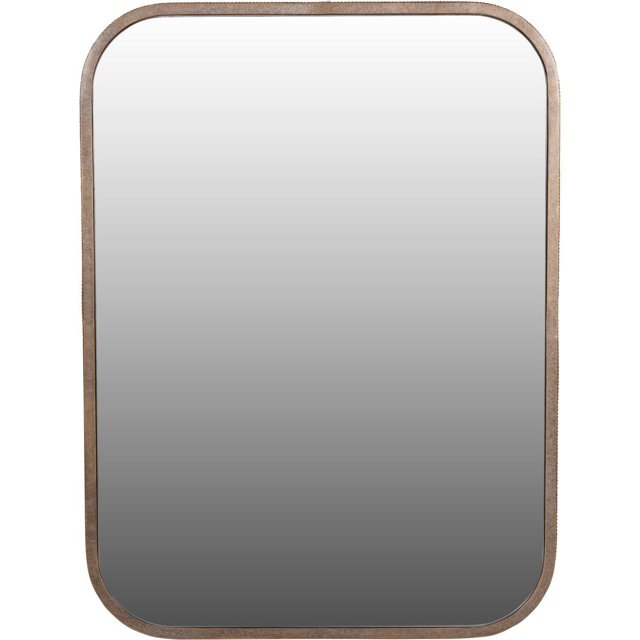 Libra Co. Belvedere Aged Gold Rectangular Mirror