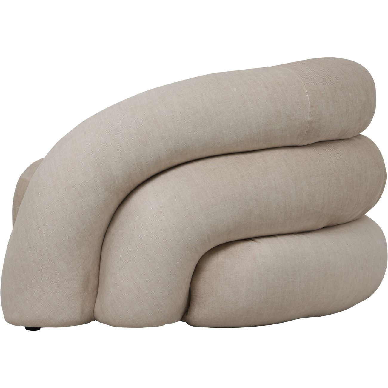 Libra Co. Casa Upholstered Curved Snug Chair Cream