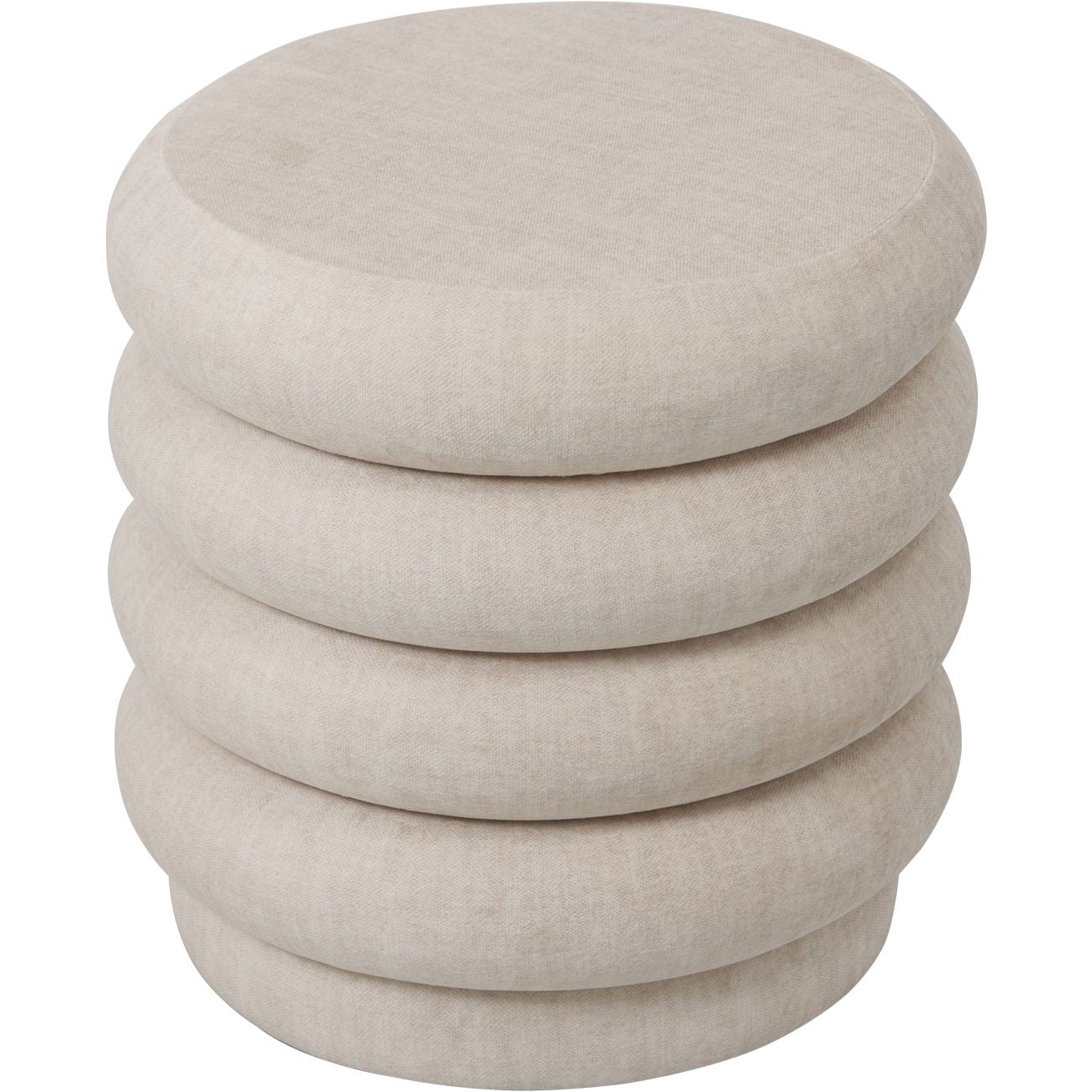 Libra Co. Casa Upholstered Stool Cream